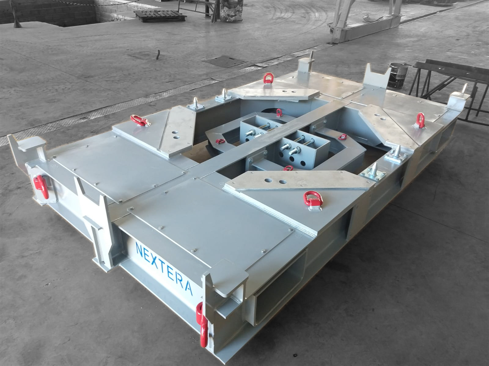 Frame de transporte para main shaft fabricado pela M&I