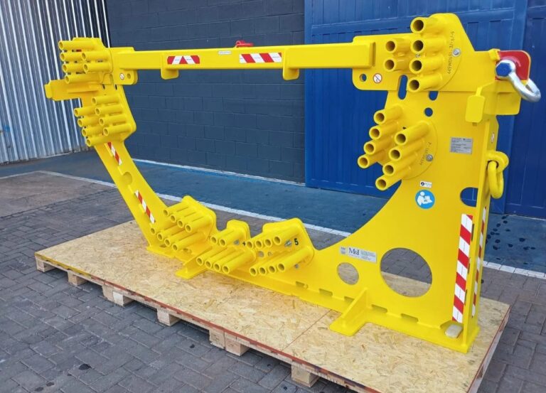 Frame de transporte para pás eólicas fabricado pela M&I