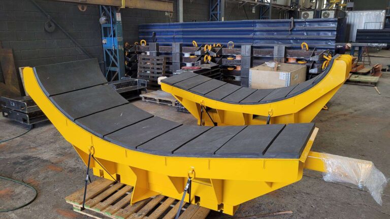 Frame de transporte para pás eólicas fabricado pela M&I