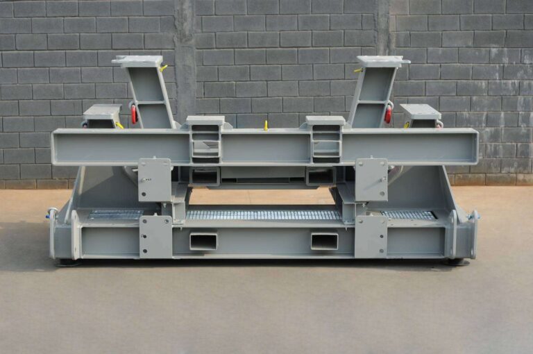 Frame de transporte para drivetrain eólico fabricado pela M&I