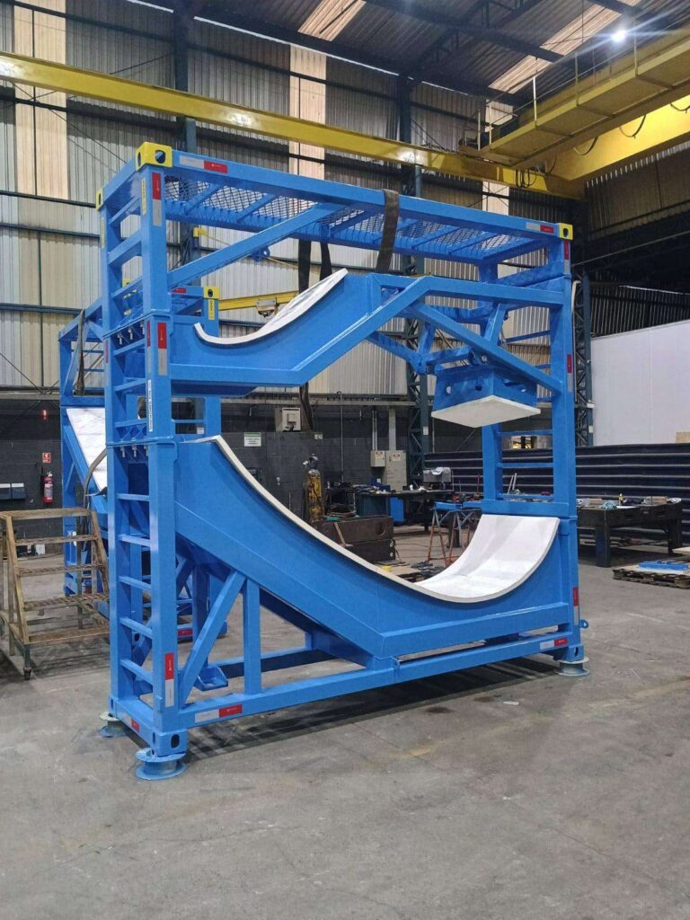 Dispositivo de posicionamento de pás eólicas fabricado pela M&I