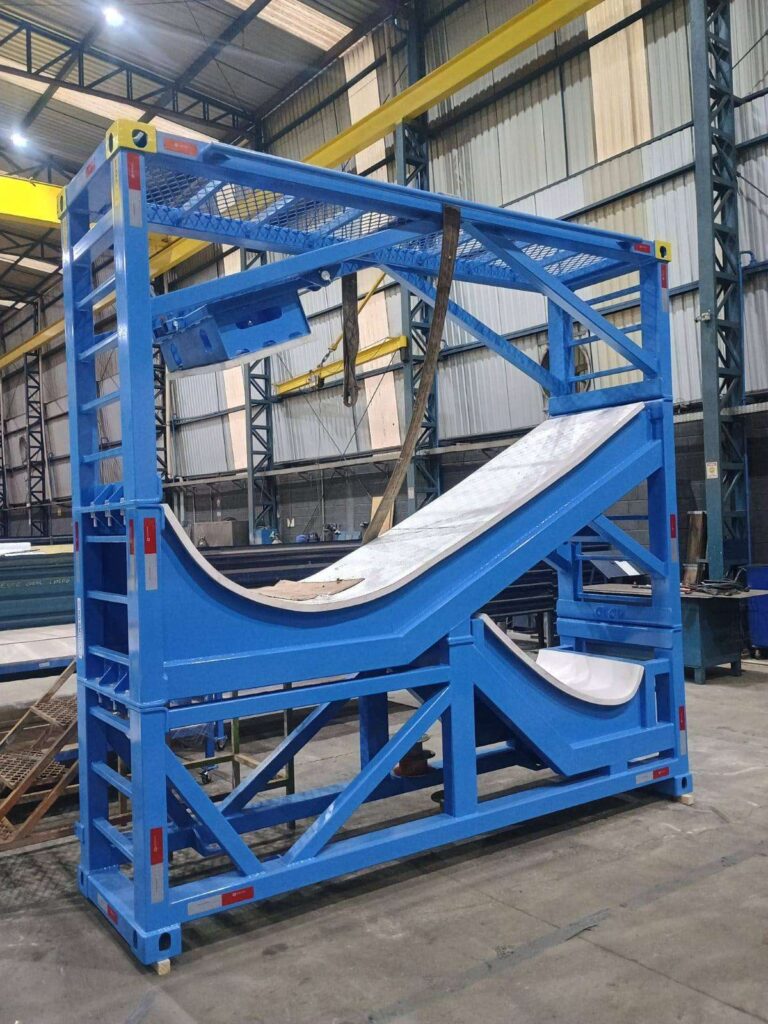 Dispositivo de posicionamento de pás eólicas fabricado pela M&I