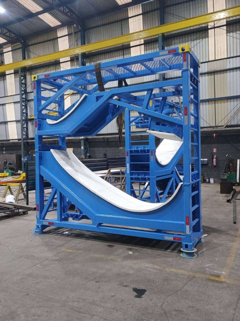 Dispositivo de posicionamento de pás eólicas fabricado pela M&I
